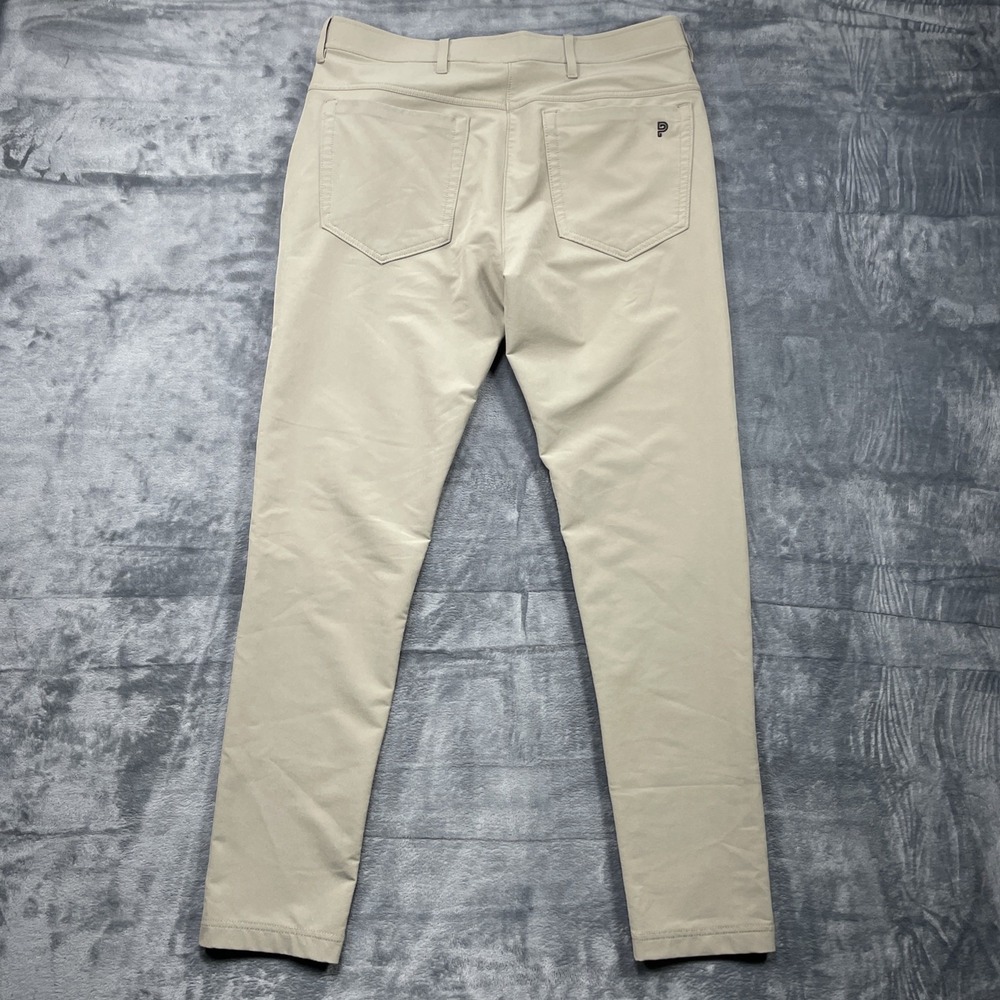 Public Rec Pants Mens 31x32 Khaki Workday Performance Stretch Chino Comfort - Picture 5 of 10